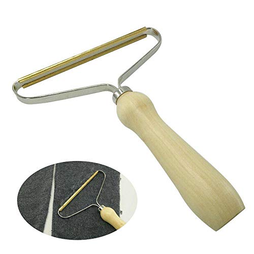 Volwco Portable Lint Remover, Reusable Manual Clothes Fabric Shaver Fluff Fuzz Bobble Lint Remover Shaver Pilling Lint Sticky Roller Clothing Care For Wool Sweater, Jumpers, Knitted Hat, Carpet