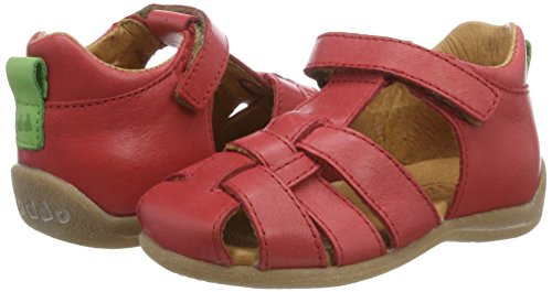 Froddo chaussures bébé marche G2150062-2 en cuir rouge de haute qualité
