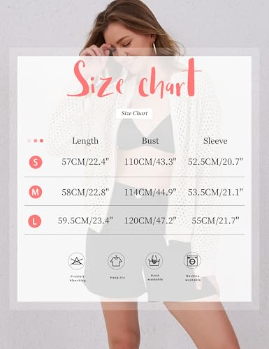 Womens Zip Up Crochet Cardigan Sweater Oversized Long Sleeve Hollow Out Knit Bomber Jacket Fishnet Sweaters3