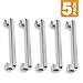 Southern Hills Polished Chrome Cabinet Handles 5-Pack Kitchen Cabinet Pulls Silver Drawer Pulls 4-inch Screw Spacing Dresser Drawer Handles Vanity Pulls SH0660-101-CHR-5