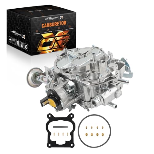 maXpeedingrods 4 Barrel Carburetor Electric Choke Spread Bore Compatible with Chevy 305 350 5.0L 5.7L Engine 1980-1989 650/750 CFM Replaces 1904R 1906R 17066422 17080202