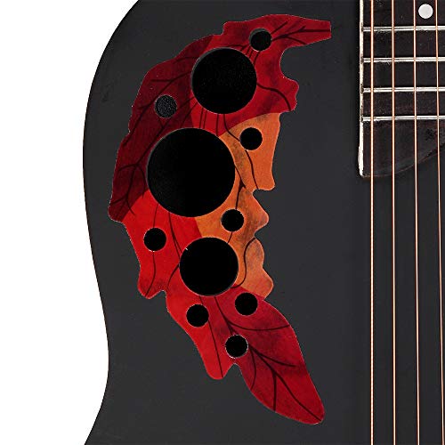 Full-Size 41 Inch Round Back Acoustic Guitar With Spruce Top,Steel String,Gig Bag (Black) #TOP2