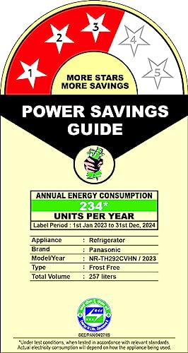 Image of Panasonic 280 L Double Door 3 Star AI Enabled Inverter Technology Frost Free Refrigerator (NR-TH292CVHN, Electric Grey, Jumbo Fresh Vegetable Basket, Net Capacity 256L)