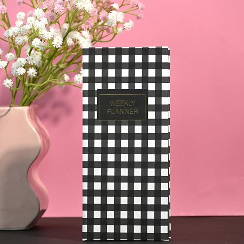 Image of Planner Kit, Planner Set Includes A5 Journal (22x17cm) 262 Pages, 120 GSM, Weekly Planner, Desk Calendar 2026, Stickers Book and Bookmark (The Bold Edition)