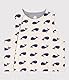 Petit Bateau Gilet sans Manche bébé Baleines Reversible en Coton
