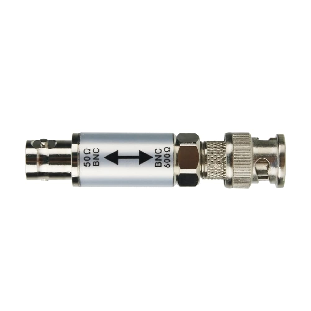Littimoon High Quality BNC Female to Male Connector 50-600ohm Impedance Matcher Converter Radio Accessories