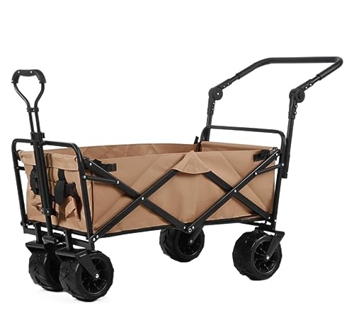 GODFSAHG Faltbarer Handwagen Mehrzweckwagen