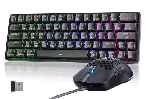Teclado Mecánico Gamer T63 60% Inalámbrico