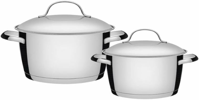 Jogo de Panelas com Fundo Triplo 2 Peças Tramontina Inox