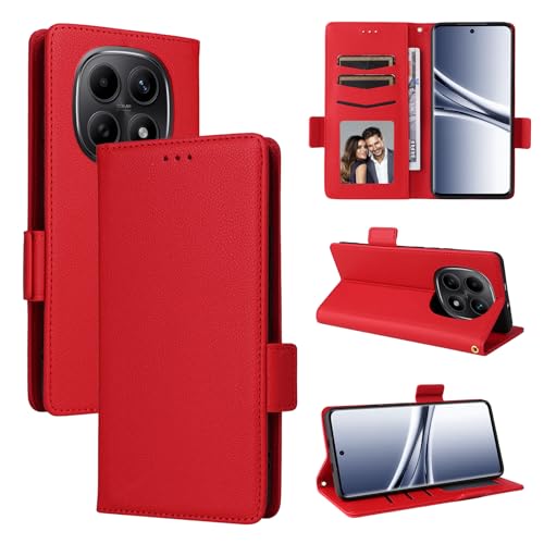 �X�}�z�P�[�X �Ή��@�� for Redmi Note 15 Pro 5G �t���b�v�L�b�N�X�^���h���C���J�[�h�X���b�g�E�H���b�g�J�o�[ Red