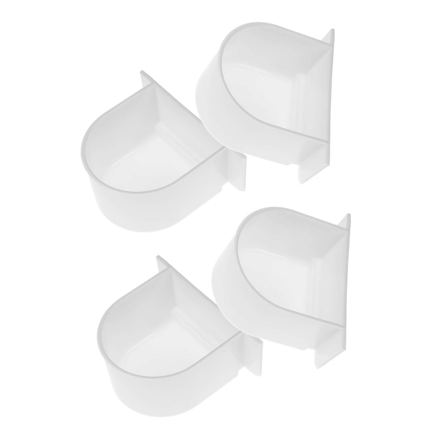 BESPORTBLE 20pezzi Mangiatoia per Resistente Contenitori per per Pappagalli e Piccole Facile Installare e Accessori per