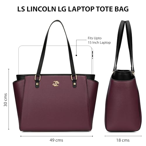 Image of Lavie Signature Women's Lincoln Large Tote Laptop Bag | Tote Laptop Bag for Work | Ladies Purse | Stylish Shoulder Bag | Gift for Women
