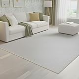 Alfombra Veleta Plata de bucles Grandes – Robusta y Elegante para Cualquier Estancia – 9 tamaños y 5 Fondos Disponibles – 13 mm Grosor – Base Fieltro – Uso doméstico y Comercial- 40x60 cm- f.Beige