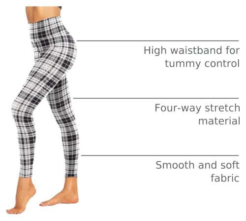 Image of ZOOSIXX High Waisted Leggings for Women Tummy Control Soft Workout Lounge Gym Pants