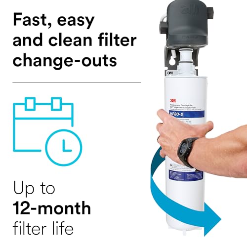 Aqua-Pure 80118 3M Water Filtration Products System For Commercial Ice Maker Machines Ice120-S, High Flow Series, Reduces Sediment, Chlorine Taste And Odor, Cysts, Inhibits Scale thumb #5