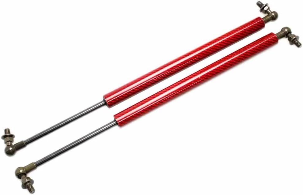 Hood Struts for 2013-2017 Honda Accord Coupe Front Bonnet Lift Support Rods Gas Springs Carbon Fiber Shock Absorber Dampers (Pure Black)