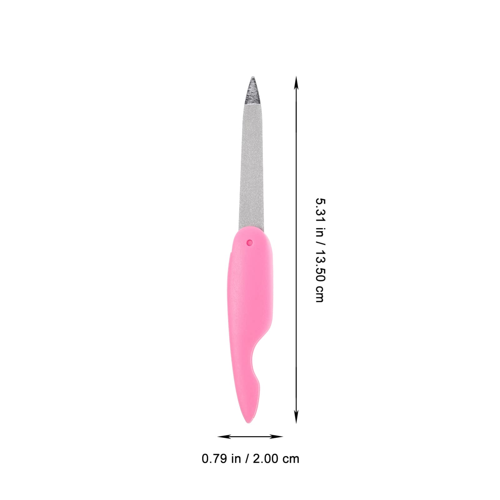 FOMIYES 5 Juegos De Limas De Uñas Para Uñas Gruesas Limas De Uñas Pequeñas Limas De Uñas De Metal Tiras De Lima De Uñas Portátiles Para Manicura Y Pedicura (6 Piezas X 5)