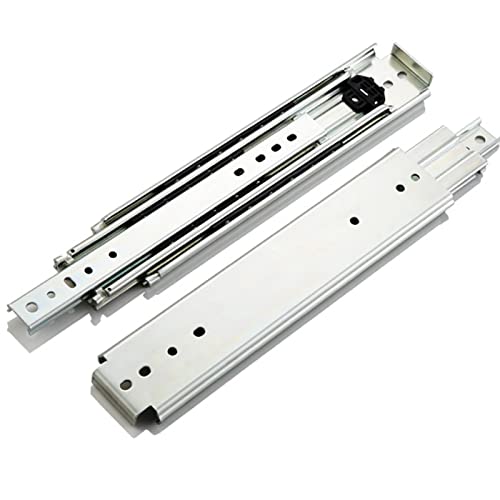 Guías para cajones de alta resistencia Feng Shui de 76 mm y triple extensión autoblocante