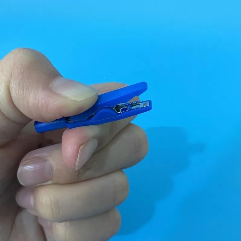 WENWENLEE 5mm Slit Alligator Clip Electrode Clip Does not clamp The workpiece(6MM)