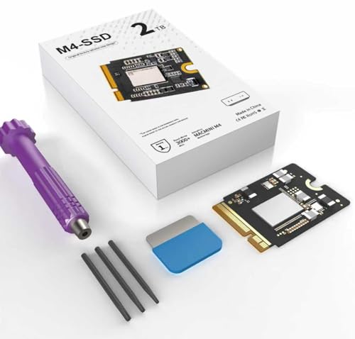 M4 Mac mini DIY Internal SSD 2TB, Speeds Up to 4,200MB/s Storage 2900MB/s Read Upgrade Hard Disk