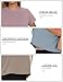 Dalavch 6 Pack Women's Crop Top Short Sleeve Athletic Workout Yoga Running Gym Casual Tees T-Shirts Loose Fit 1 Black 1 White 1 Heather Grey 1 Pink 1 Khaki 1 Blue Medium