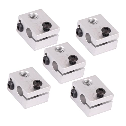 3d Printer Heater Block 5pcs Aluminum Alloy Hot End