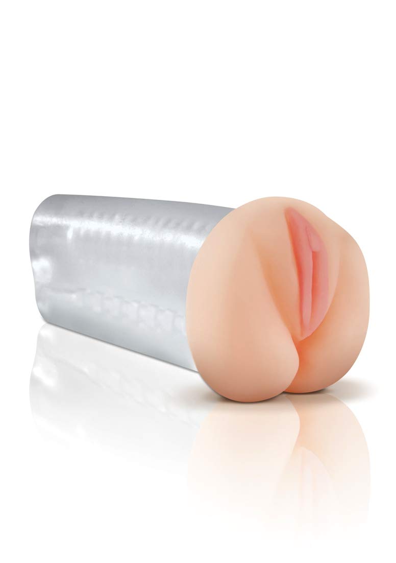 PipedreamExtreme Toyz Deluxe See Thru Stroker - Flesh White