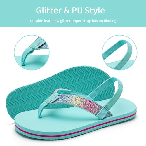 Image of WateLves Girls & Boys Kids Flip Flop summer Slide Sandals Slip on Suitable for Bath Shower Beach pool (Little Kid /Big Kid)