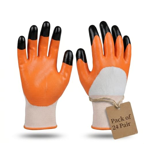 Image of Multipurpose Nylon Anti Cut PU Nitrile Coating Work Safety Gloves (Tig-orgPair24)