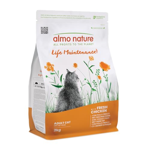 almo nature Holistic Maintece Croquettes pour Chats Adultes avec Poulet Frais -...