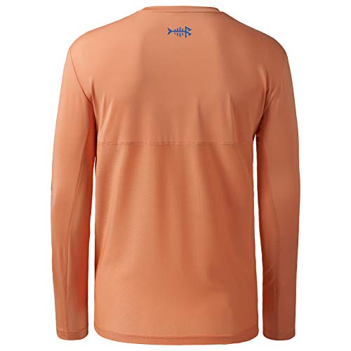 BASSDASH Fishing T Shirts for Men UV Sun Protection UPF 50+ Long Sleeve Tee T-Shirt