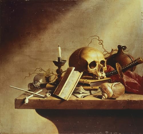 Affiche de peinture Vanité de Harmen Van Steenwyck, art mural toile salon 60x90