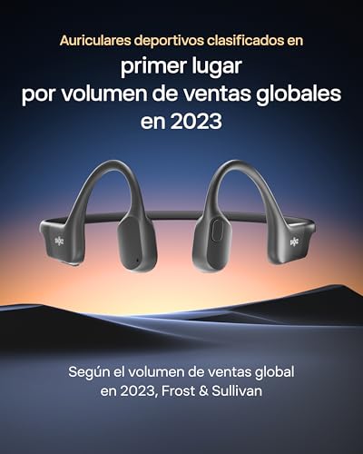 SHOKZ OpenRun Mini Auriculares Conducción Ósea Bluetooth 5.1, IP67, Negro 3