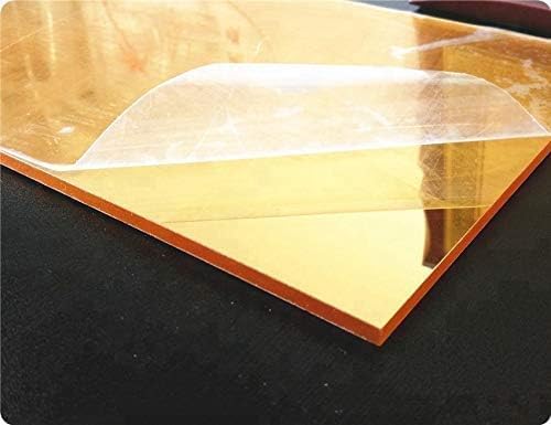 Allmart Gold Mirror Finish Acrylic Plexiglass Sheets, Ideal for Art & Craft, DIY Projects, School Work, Painting, Signage, Decorations, Photo Frames - 2 mm Sheet (6" x 6" X 4Pc)-image-14