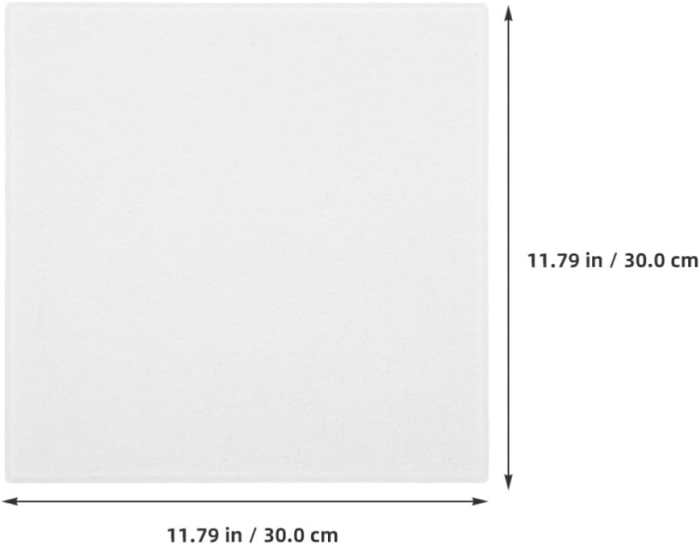 Kisangel 4pcs Felt Wall Tiles Bulletin Board for Wall Decor Multifunctional Felt Board Panels with Easy Installation for Bedrooms and Home Office Accessories