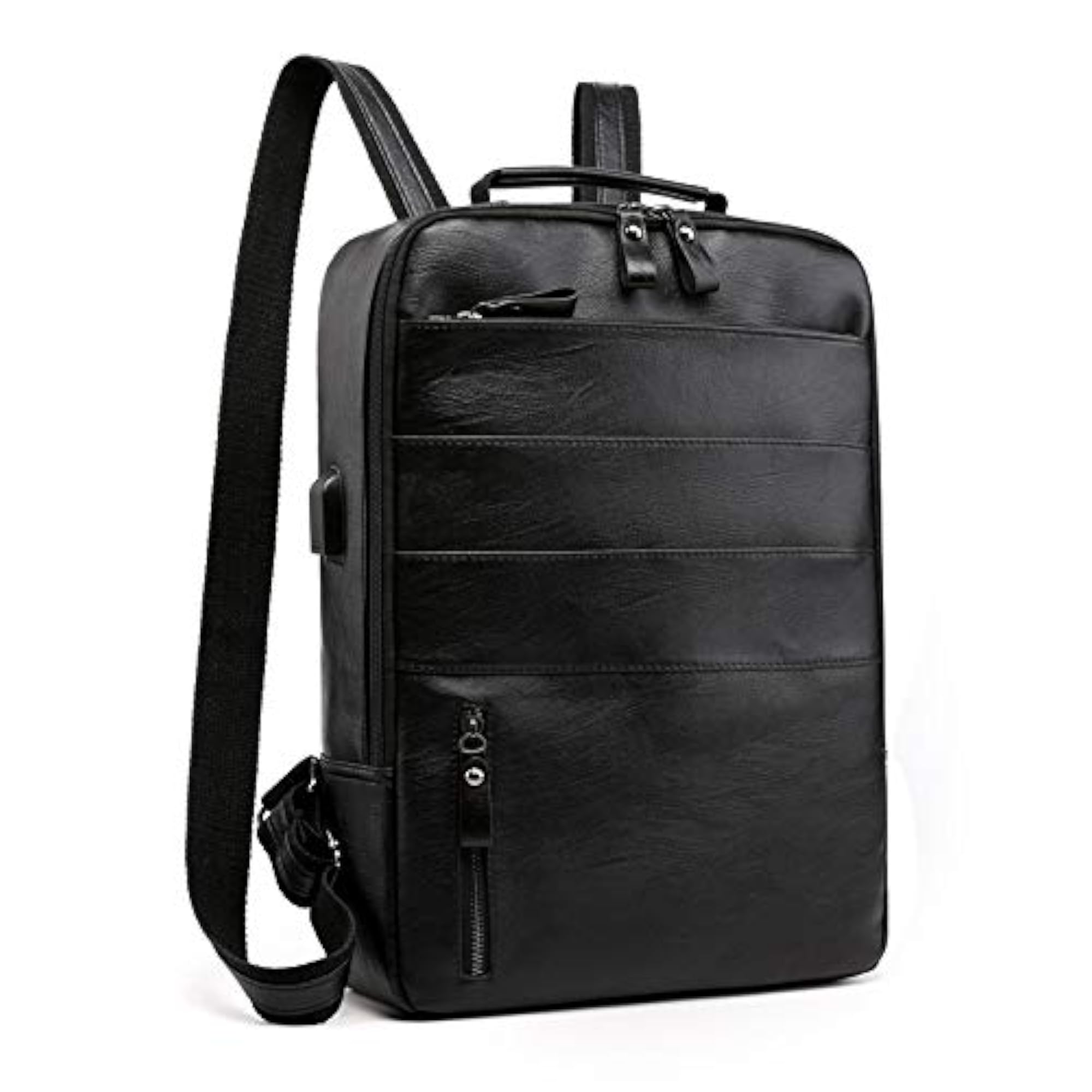 Men's PU Fashion Travel Backpack
