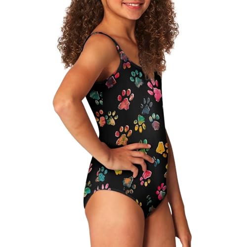 Image of YEXIATODO Kids One Piece Swimsuit for Teen Girls Womens Bathing Suit High Waist Bikini Set Girls Swimsuit for 7-18 Years Old