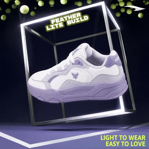 Image of ASIAN Mojo W-03 Women's Stylish Lightweight Sneakers with Memory Foam Cushion | Low-Top Design and All-Day Support for Casual & Active Wear