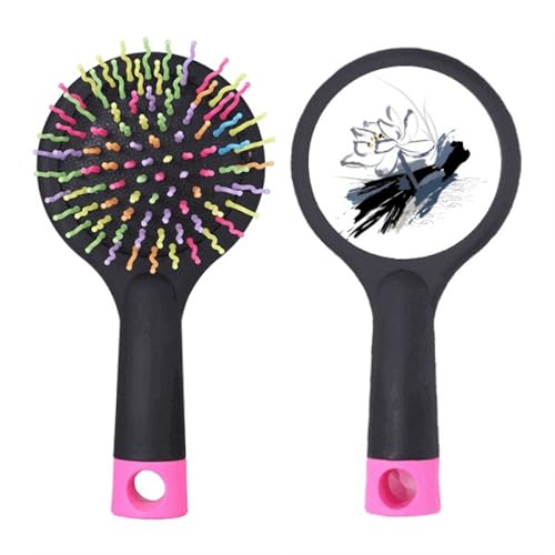 Brosse démêlante lotus pour le rituel coiffage du matin