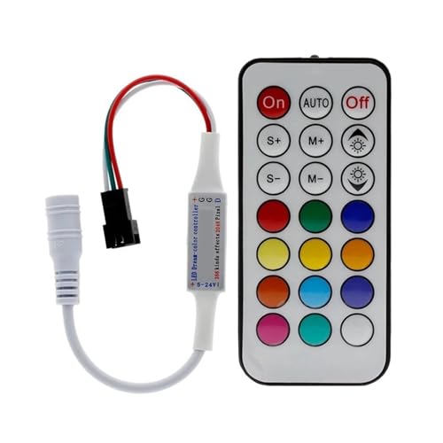 Luz de píxel LED RGB para ambientación del hogar con mando y controlador 3