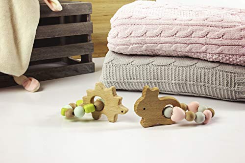 Image of Stephen Joseph, Silicone Teether with Pouch Dino