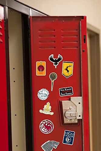 Game of Thrones House of The Dragon Sticker Pack Die Cut Vinyl Large Deluxe GOT Stickers Variety Pack - Laptop, Water Bottle, Scrapbooking, Tablet, Skateboard, Indoor/Outdoor - Set of 50
