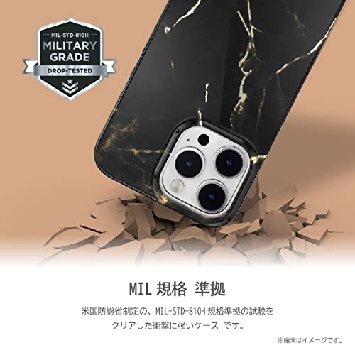 【MagEasy】 iPhone 14 Pro Max 対応 ケース カバー 米軍MIL規格 マーブル 模様 おしゃれ 大人女子 スマホケース 大人可愛い 耐衝撃 衝撃吸収 薄型 スマホカバー 対衝撃 iPhoneケース [ Apple iPhone14プロマックス iPhone14ProMax アイフォン14プロマックス 対応 ] Marble エメラルドブルー