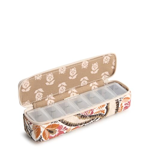Image of Vera Bradley womens Travel Pill Case, Cotton Gabardine