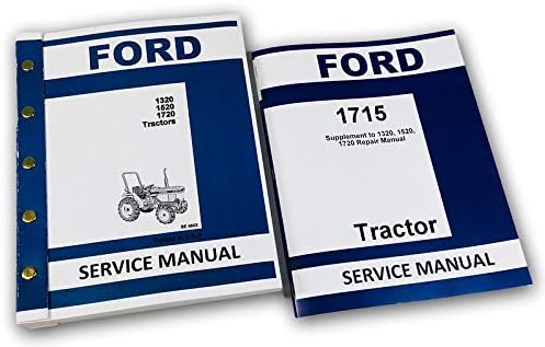 Service Manual for Ford 1715 Tractor Repair Shop Complete Factory Technical Overhaul with Supplement