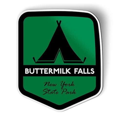 Buttermilk Falls State Park New York Magnet for Car Fridge Locker Metal Door - 4.5"