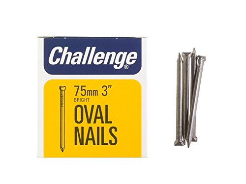 Challenge Oval Wire Nails - Bright Steel (Box Pack) 25mm