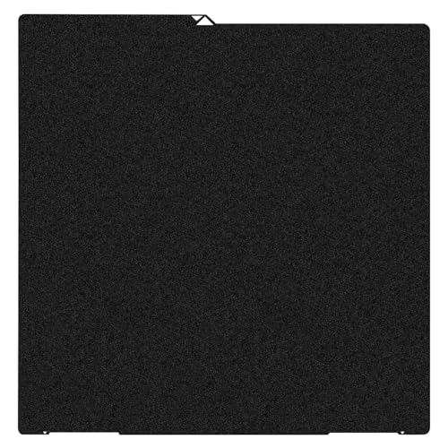 HzdaDeve 430X430MM für Kobra 3 Max Combo Doppelseitige strukturierte Bauplatte PEI Blatt beheiztes Bett Federstahl flexible Plattform für Anycubic Drucker (schwarz) HzdaDeve 430X430MM für Kobra 3 Max Combo Doppelseitige strukturierte Bauplatte PEI Blatt beheiztes Bett Federstahl flexible Plattform für Anycubic Drucker (schwarz)