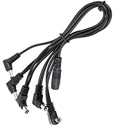 Amazon.co.jp: 電源ケーブル ギター エフェクター用電源分岐ケーブル 5