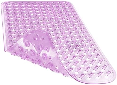 Yimobra Original Bathtub Mat Non Slip, Bath Mats for Tub, Shower Mat with Drain Holes Suction Cups, Machine Washable, BPA, Latex, Phthalate Free, 88 x 40 cm, White